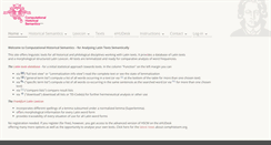 Desktop Screenshot of comphistsem.org
